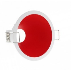 Reflector fijo Redondo Rojo Ø83mm para Foco Downlight LED COB 6W Konic VOLCAN